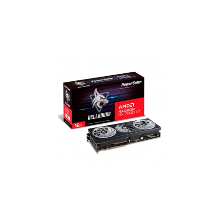 Tarjeta de Video PowerColor AMD Radeon RX 7800 XT Hellhound Spectral OC / 16GB 256-bit GDDR6 / PCI Express 4.0 / RX7800XT 16G-L