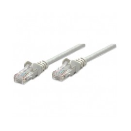 Cable de Red Cat5e UTP 15.0m Color Gris Contactos con baño de oro para una mejor conexión
