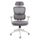 Silla Gamer Vorago Start The Game CGM-400-WH / Mesh / Resplado Reclinable / Ruedas 50 Mm / Ajuste De Altura / Soporta hasta 150