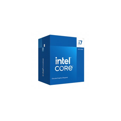 Procesador Intel Core i7-14700F / LGA1700 / 2.10GHz / 20-Core / 33MB Smart Cache / 14va. Generación / Raptor Lake / Requiere Ta