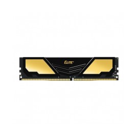 Memoria RAM 16GB DDR4 1x16 TeamGroup T-Force Elite Plus 3200Mhz / Dorada / TPD416G3200HC22BK