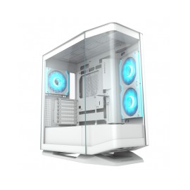 Gabinete Cougar FV270 / MidTower E-ATX / Ventiladores ARGB PWM Integrados / Prisma de Luz / Protector de Filtro / Soporte Sin H