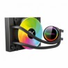 Enfriamiento Líquido Xzeal TYPHOON-X ARGB / Refrigerador de agua AIO de CPU / 1x120mm / Intel y AMD / 800-2200 RPM / Negro / 12