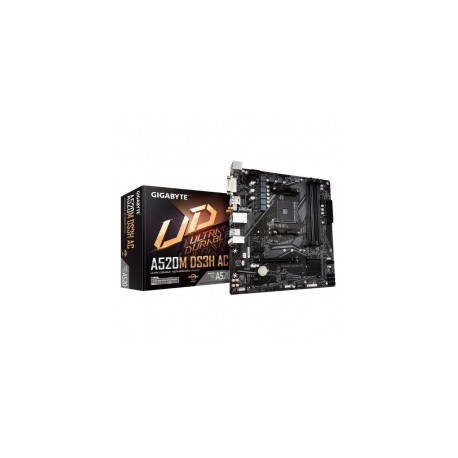Tarjeta Madre Gigabyte A520M DS3H AC / AM4 / DDR4 / Wifi y Bluetooth / AMD